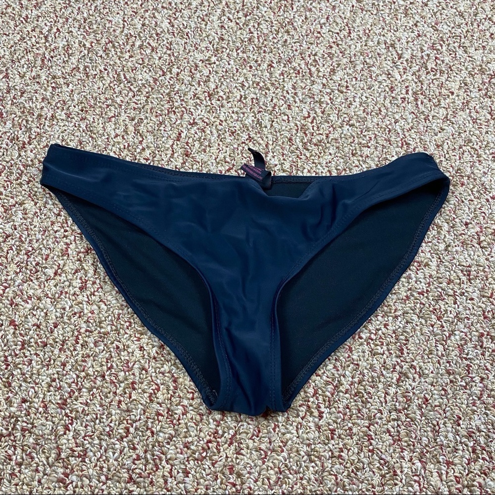 Material Girl Navy Bikini Bottoms